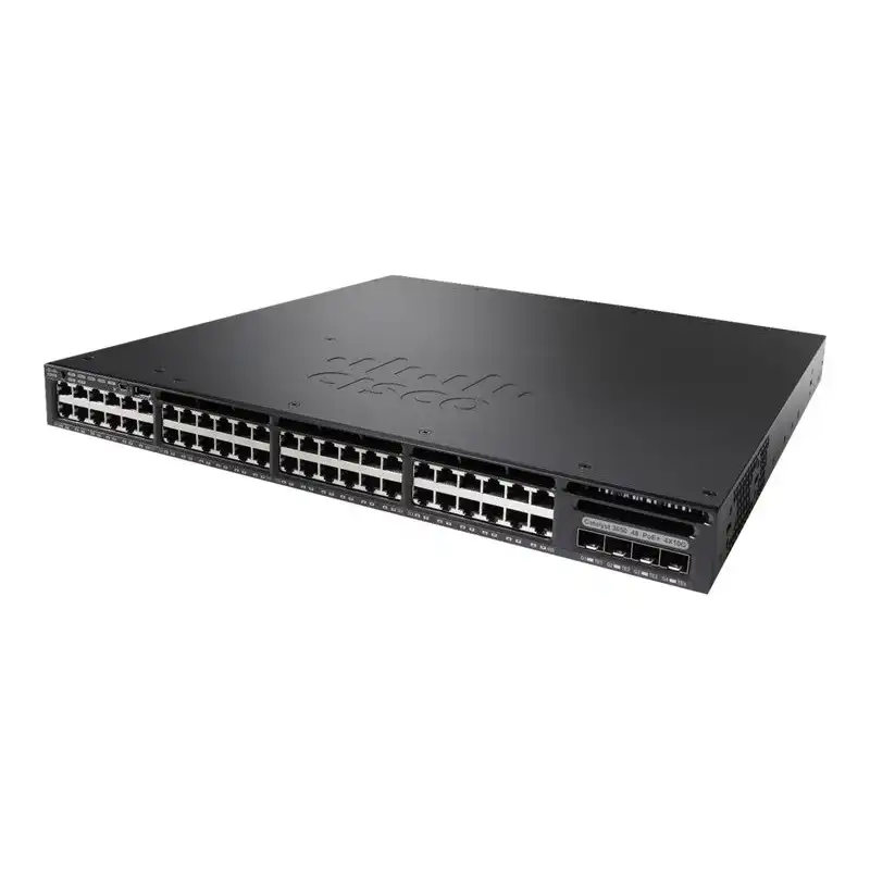 Cisco Catalyst 3650-48FQ-S - Commutateur - C3 - Géré - 48 x 10 - 100 - 1000 (PoE+) + 4 x 10 Gigabit... (WS-C3650-48FQ-S)_1